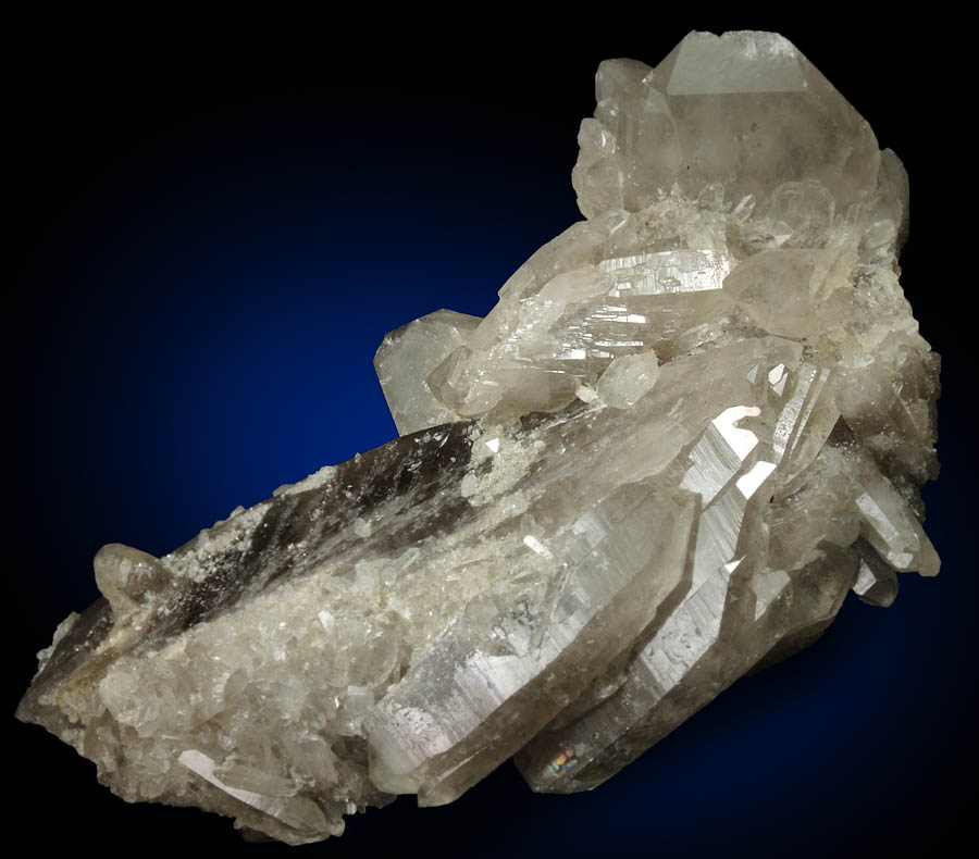 Quartz var. Smoky Quartz from North Moat Mountain, Bartlett, Carroll County, New Hampshire