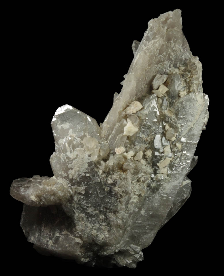 Quartz var. Smoky Quartz from North Moat Mountain, Bartlett, Carroll County, New Hampshire