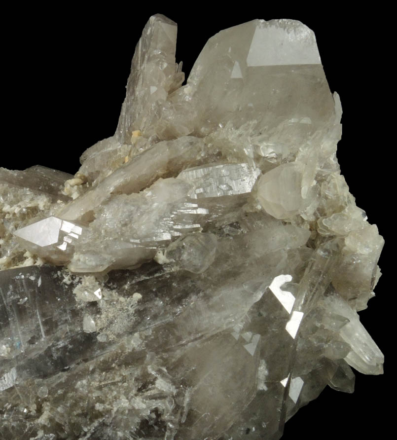 Quartz var. Smoky Quartz from North Moat Mountain, Bartlett, Carroll County, New Hampshire