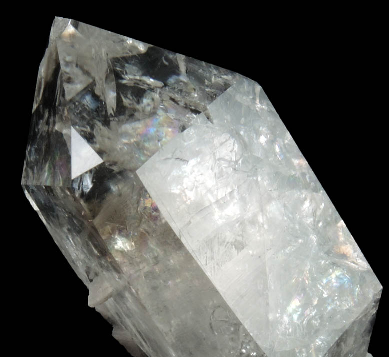 Quartz var. Herkimer Diamond on Dolomite from Eastern Rock Products Quarry (Benchmark Quarry), St. Johnsville, Montgomery County, New York