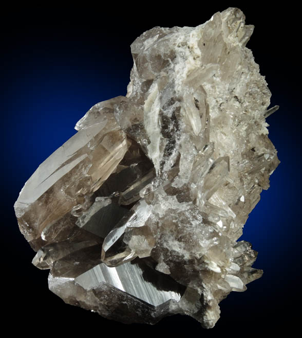 Quartz var. Smoky Quartz from North Moat Mountain, Bartlett, Carroll County, New Hampshire