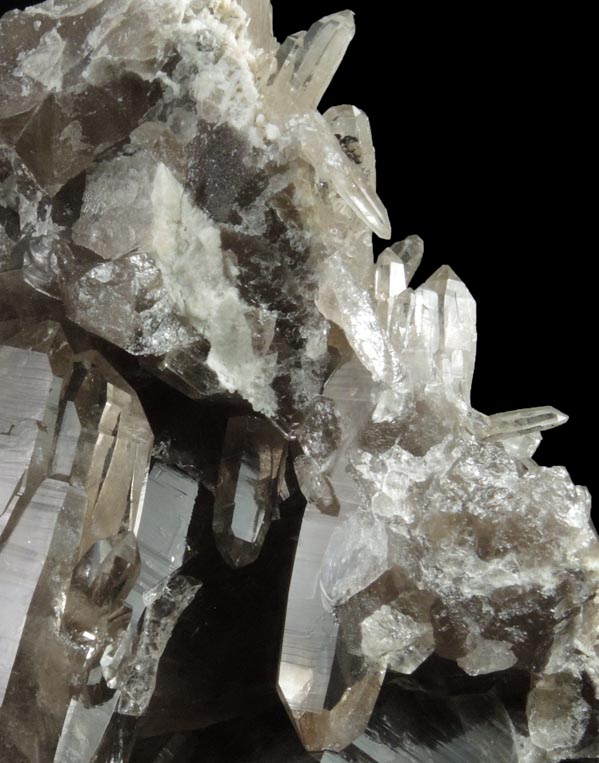 Quartz var. Smoky Quartz from North Moat Mountain, Bartlett, Carroll County, New Hampshire