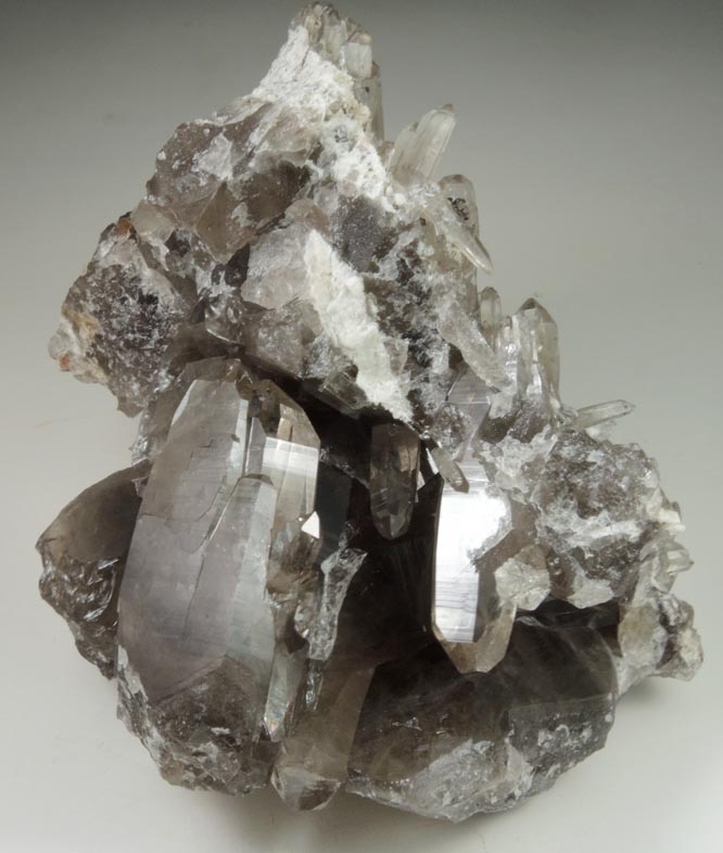 Quartz var. Smoky Quartz from North Moat Mountain, Bartlett, Carroll County, New Hampshire