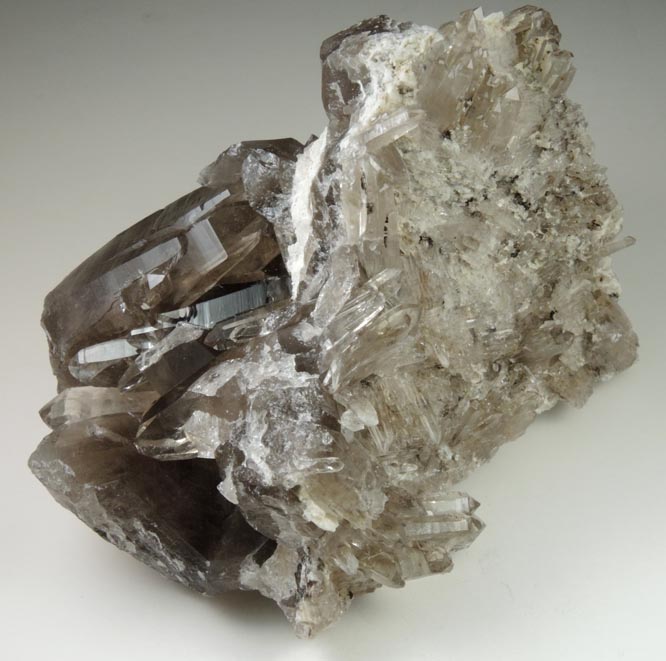 Quartz var. Smoky Quartz from North Moat Mountain, Bartlett, Carroll County, New Hampshire