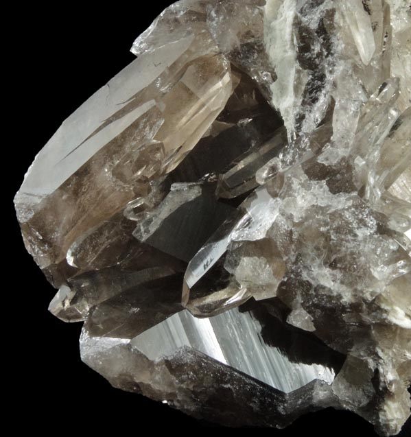 Quartz var. Smoky Quartz from North Moat Mountain, Bartlett, Carroll County, New Hampshire