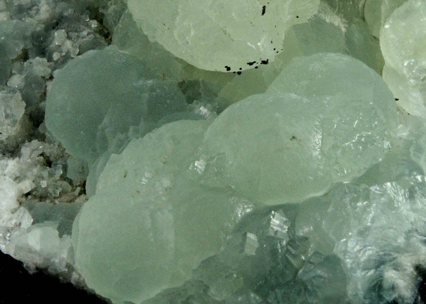 Prehnite with Apophyllite from O and G Industries Southbury Quarry, Southbury, New Haven County, Connecticut