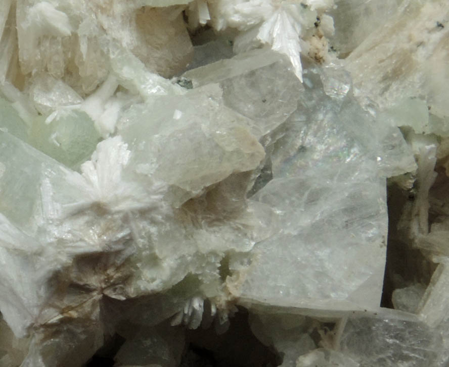 Apophyllite, Stilbite, Laumontite from Upper New Street Quarry, Passaic County, New Jersey