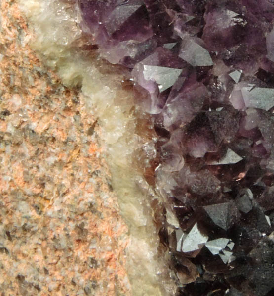 Quartz var. Amethyst Quartz from Pearl Station, Thunder Bay District, Ontario, Canada