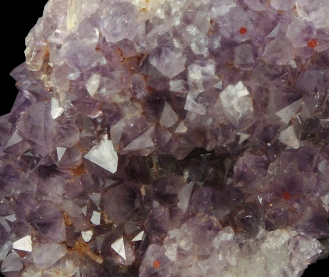 Quartz var. Amethyst Quartz with Hematite inclusions from Pearl Station, Thunder Bay District, Ontario, Canada