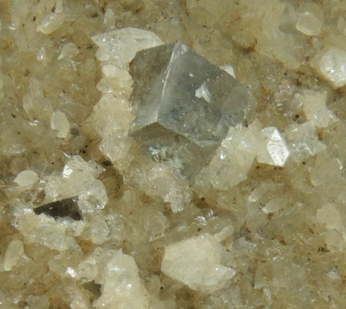 Calcite (twinned crystals) with Stilbite and Apophyllite from Fanwood Quarry (Weldon Quarry), Watchung, Somerset County, New Jersey