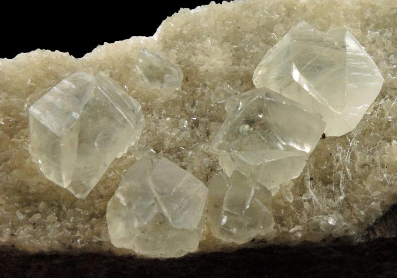 Calcite (twinned crystals) with Stilbite from Fanwood Quarry (Weldon Quarry), Watchung, Somerset County, New Jersey