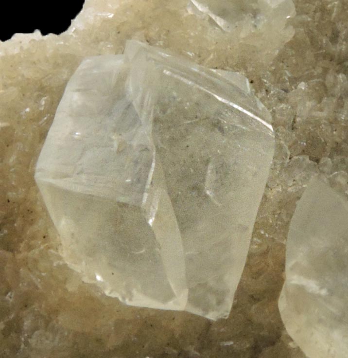 Calcite (twinned crystals) with Stilbite from Fanwood Quarry (Weldon Quarry), Watchung, Somerset County, New Jersey