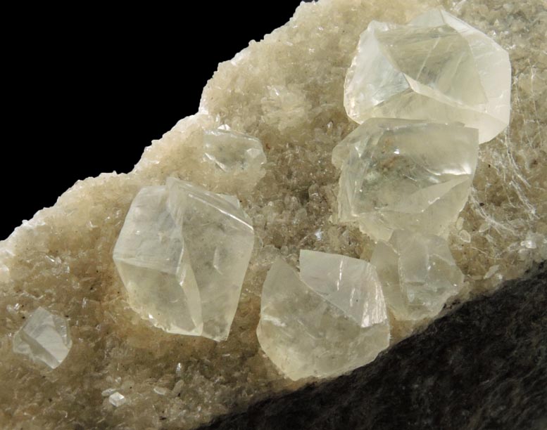 Calcite (twinned crystals) with Stilbite from Fanwood Quarry (Weldon Quarry), Watchung, Somerset County, New Jersey