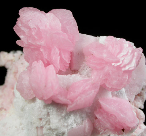 Rhodochrosite with Pyrite and Quartz from American Tunnel, Sunnyside Mine, Eureka District, San Juan County, Colorado