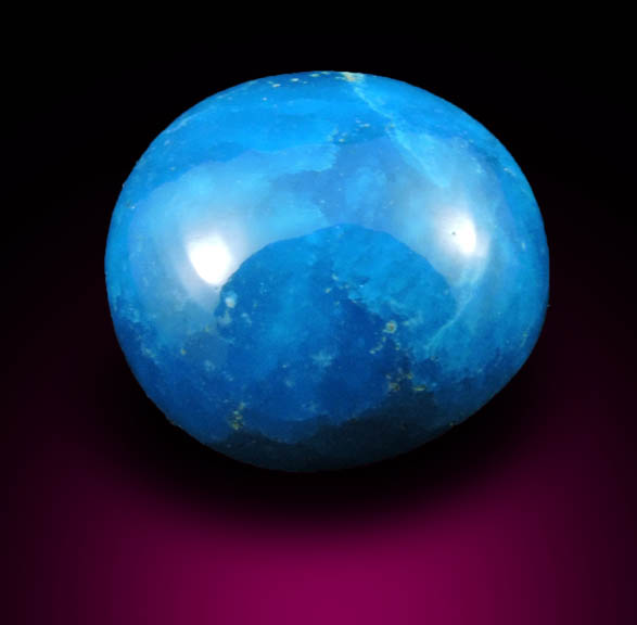 Cavansite (cabochon) from Wagholi Quarry, Maharashtra, India