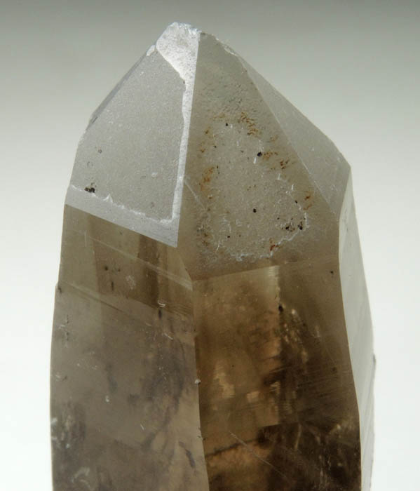 Quartz var. Smoky Quartz with phantom-growth zoning from North Moat Mountain, Bartlett, Carroll County, New Hampshire