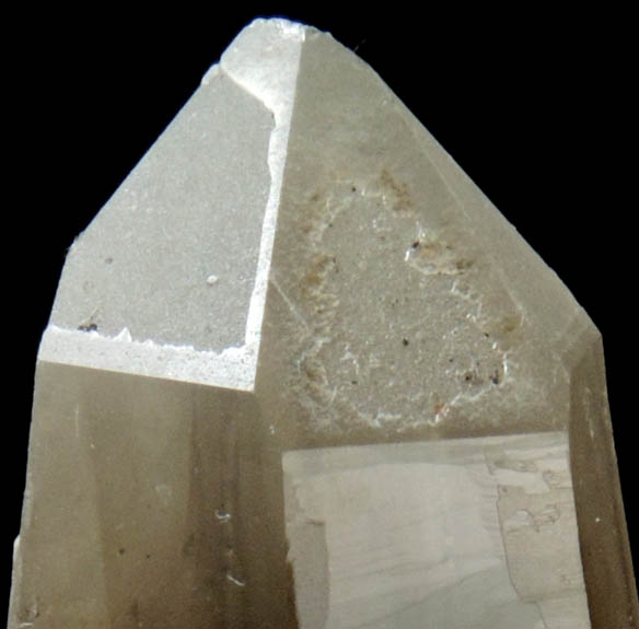 Quartz var. Smoky Quartz with phantom-growth zoning from North Moat Mountain, Bartlett, Carroll County, New Hampshire