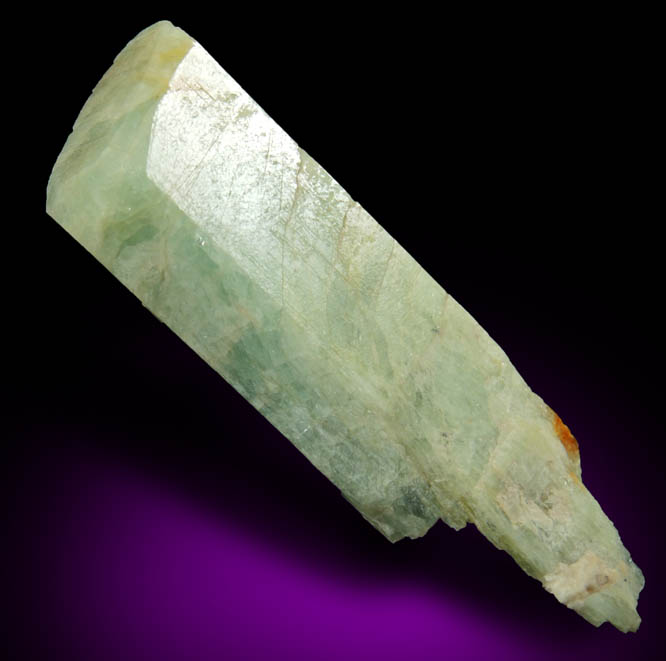 Beryl var. Aquamarine (terminated) from north ridge of Long Hill, Haddam, Middlesex County, Connecticut