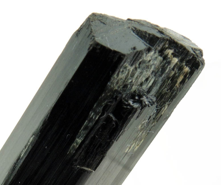 Arfvedsonite (rare terminated Arfvedsonite crystal) from Hurricane Mountain, east of Intervale, Carroll County, New Hampshire