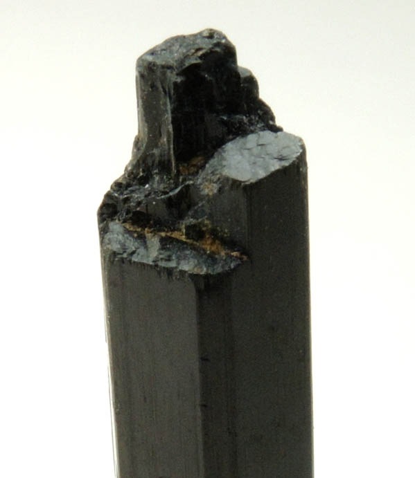 Arfvedsonite (rare terminated Arfvedsonite crystal) from Hurricane Mountain, east of Intervale, Carroll County, New Hampshire