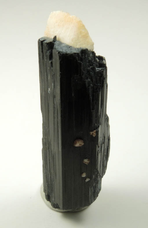 Arfvedsonite (rare terminated Arfvedsonite crystal) with Zircon and Microcline from Hurricane Mountain, east of Intervale, Carroll County, New Hampshire