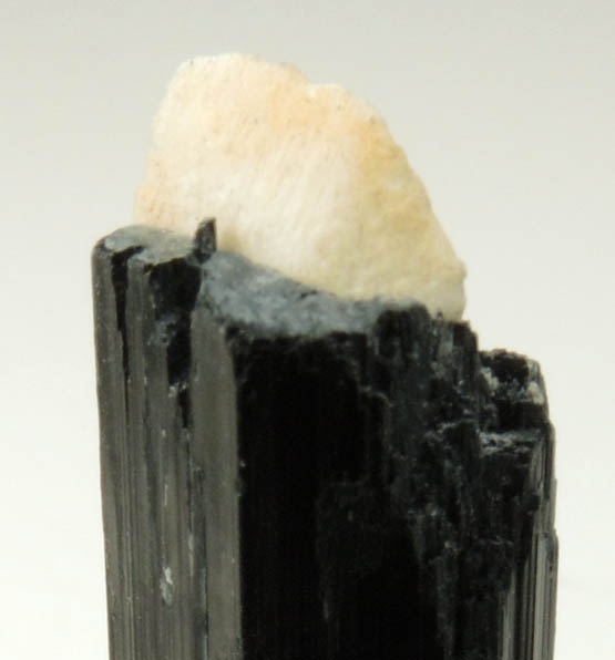 Arfvedsonite (rare terminated Arfvedsonite crystal) with Zircon and Microcline from Hurricane Mountain, east of Intervale, Carroll County, New Hampshire