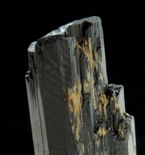 Arfvedsonite (rare terminated twinned crystals) from Hurricane Mountain, east of Intervale, Carroll County, New Hampshire