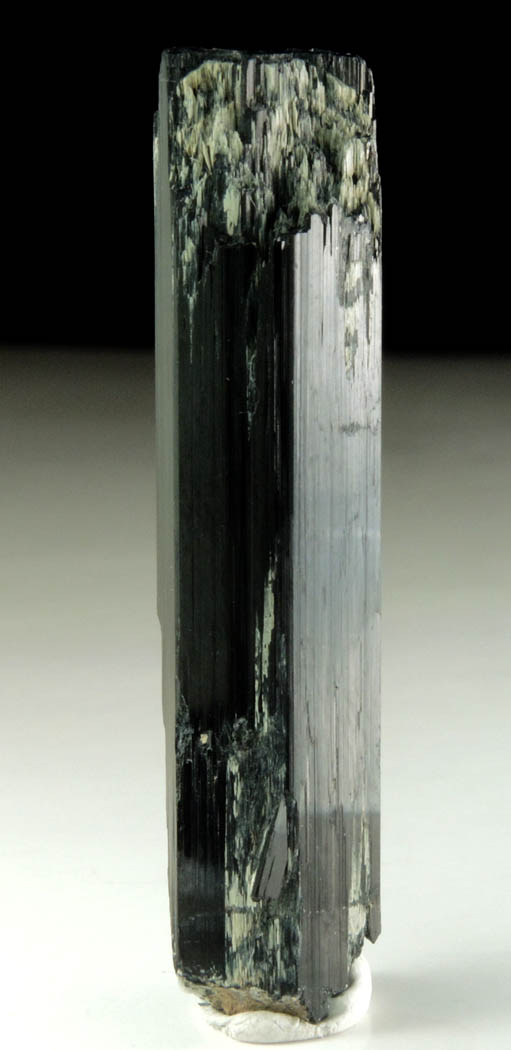 Arfvedsonite (rare terminated Arfvedsonite crystal) from Hurricane Mountain, east of Intervale, Carroll County, New Hampshire