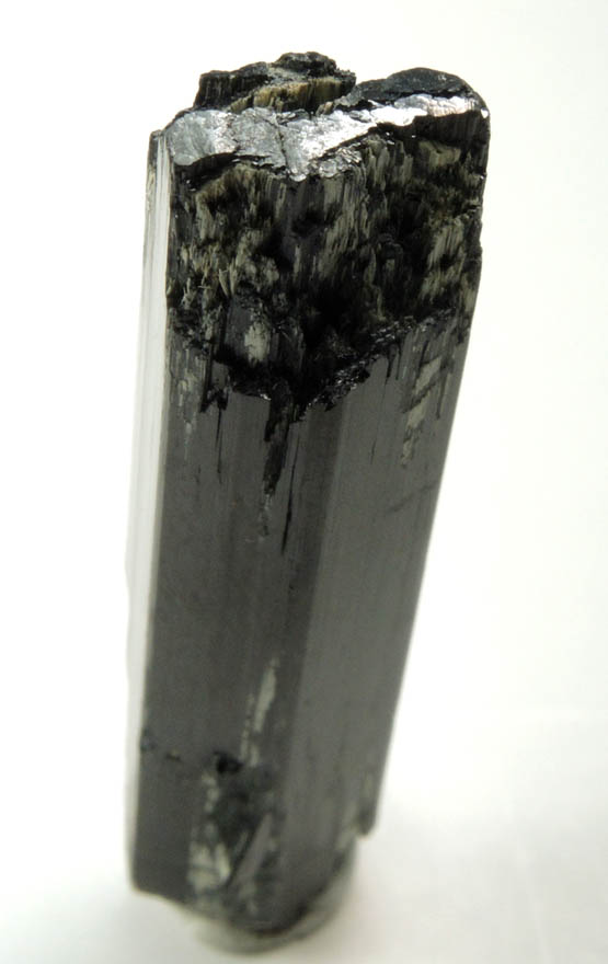 Arfvedsonite (rare terminated Arfvedsonite crystal) from Hurricane Mountain, east of Intervale, Carroll County, New Hampshire