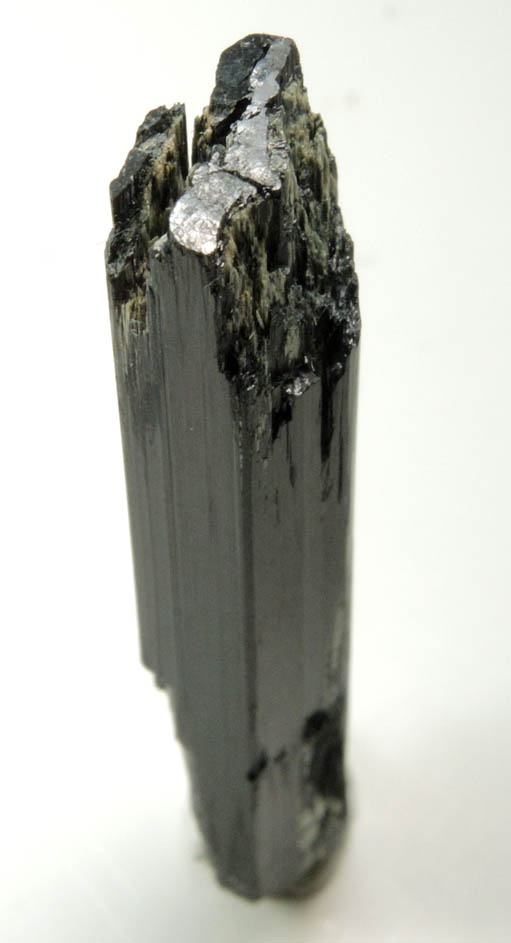 Arfvedsonite (rare terminated Arfvedsonite crystal) from Hurricane Mountain, east of Intervale, Carroll County, New Hampshire