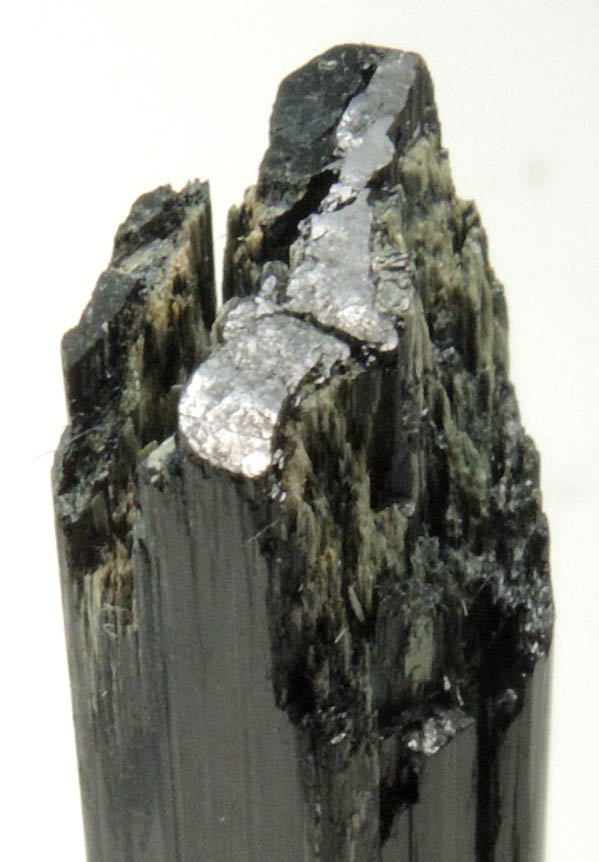 Arfvedsonite (rare terminated Arfvedsonite crystal) from Hurricane Mountain, east of Intervale, Carroll County, New Hampshire