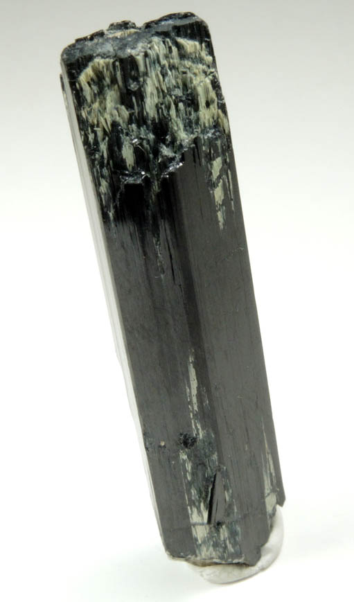 Arfvedsonite (rare terminated Arfvedsonite crystal) from Hurricane Mountain, east of Intervale, Carroll County, New Hampshire