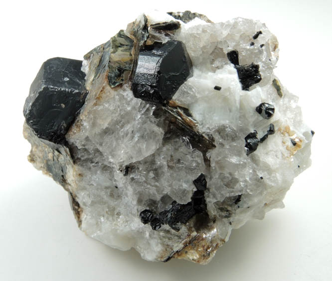 Schorl Tourmaline from Timm's Hill, Haddam, Middlesex County, Connecticut