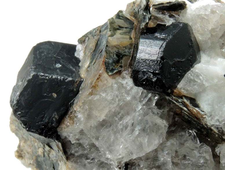 Schorl Tourmaline from Timm's Hill, Haddam, Middlesex County, Connecticut