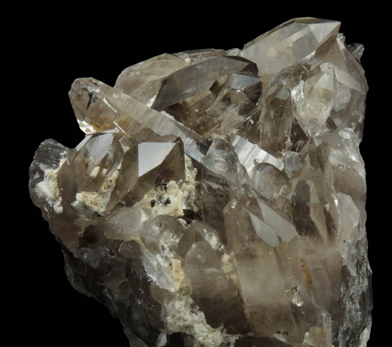 Quartz var. Smoky Quartz from North Moat Mountain, Bartlett, Carroll County, New Hampshire