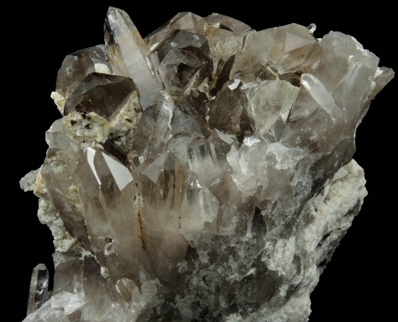 Quartz var. Smoky Quartz from North Moat Mountain, Bartlett, Carroll County, New Hampshire