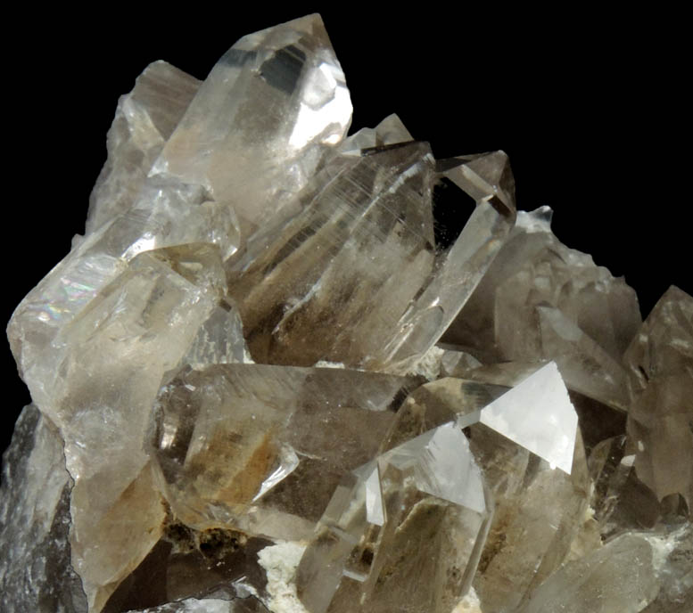 Quartz var. Smoky Quartz from North Moat Mountain, Bartlett, Carroll County, New Hampshire