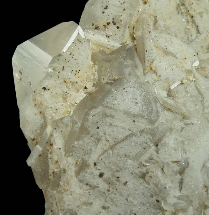 Quartz var. Smoky Quartz from North Moat Mountain, Bartlett, Carroll County, New Hampshire