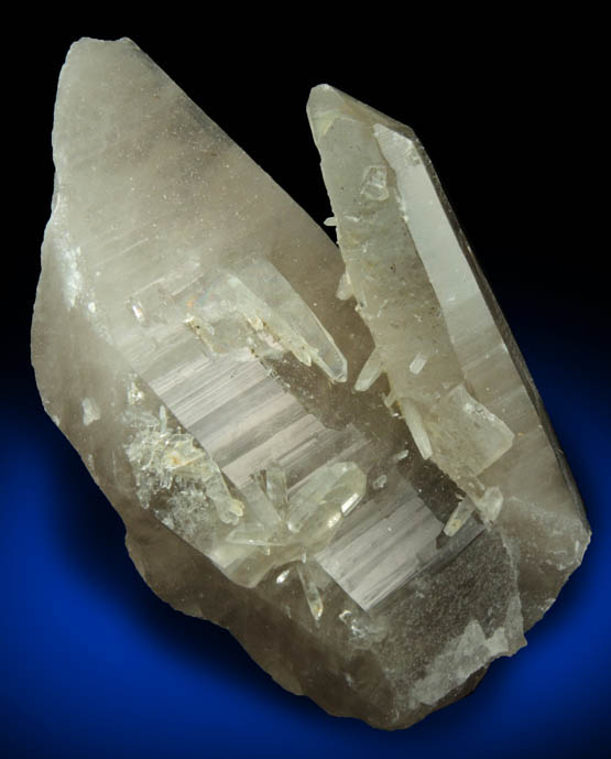 Quartz var. Smoky Quartz from North Moat Mountain, Bartlett, Carroll County, New Hampshire