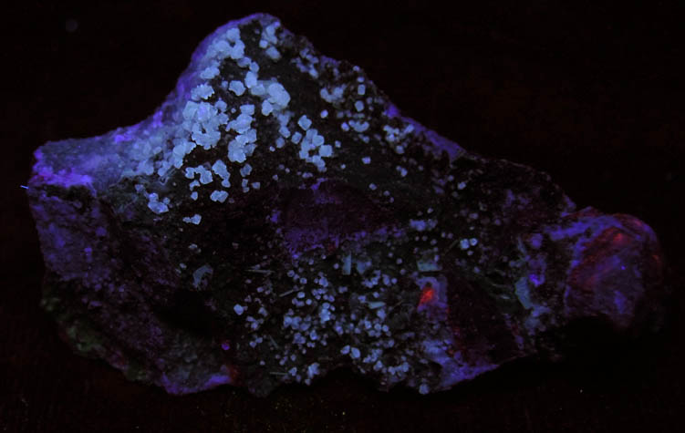 Descloizite, Calcite, Wulfenite, Quartz from Finch Mine, north of Hayden, Banner District, Gila County, Arizona