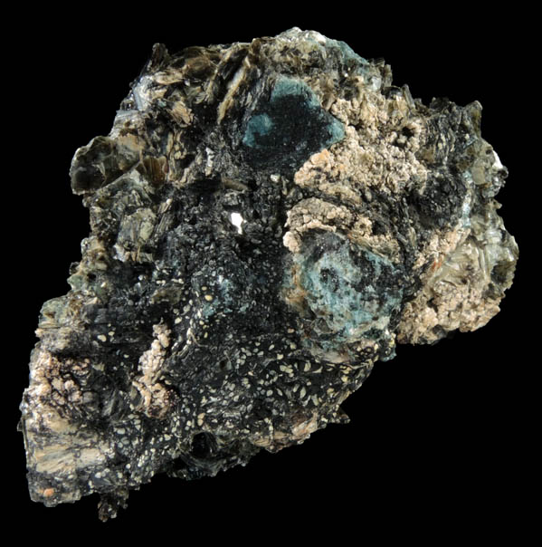 Kornerupine with Sapphirine in Phlogopite from Fiskenaesset, 160 km south of Godthb, Greenland (Type Locality for Kornerupine)