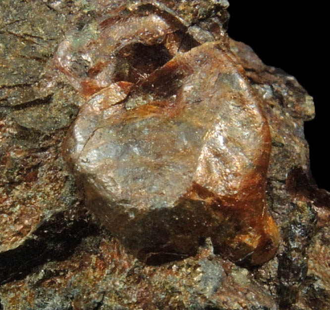 Fluorapatite in Pyrrhotite from Philips Mine, Philipstown, Anthony's Nose, Cortlandt, Westchester County, New York