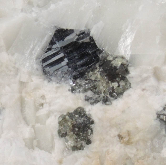 Galena, Sphalerite, Barite from Lime Crest Quarry (Limecrest), Sussex Mills, 4.5 km northwest of Sparta, Sussex County, New Jersey