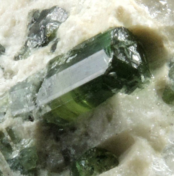 Elbaite Tourmaline from Strickland Quarry, Collins Hill, Portland, Middlesex County, Connecticut