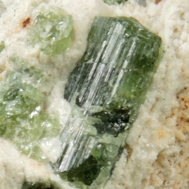 Elbaite Tourmaline from Strickland Quarry, Collins Hill, Portland, Middlesex County, Connecticut