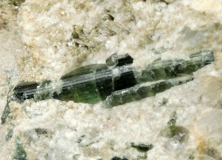 Elbaite Tourmaline from Strickland Quarry, Collins Hill, Portland, Middlesex County, Connecticut