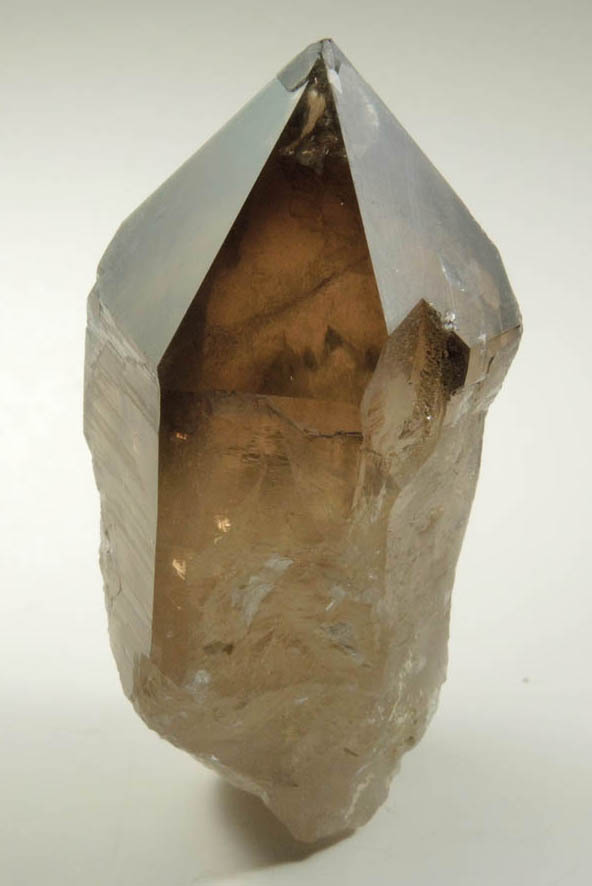 Quartz var. Smoky Quartz (Dauphin Law Twinned) from Moat Mountain, west of North Conway, Carroll County, New Hampshire