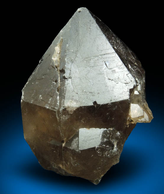 Quartz var. Smoky Quartz (doubly terminated Dauphin Law twinned) from Moat Mountain, west of North Conway, Carroll County, New Hampshire