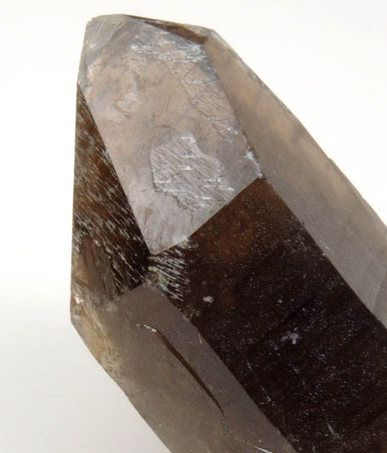 Quartz var. Smoky Quartz (Dauphin Law Twinned) from Moat Mountain, west of North Conway, Carroll County, New Hampshire