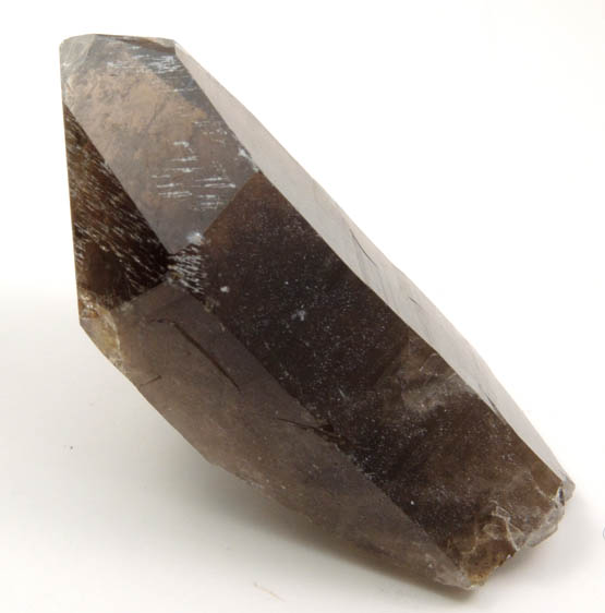 Quartz var. Smoky Quartz (Dauphin Law Twinned) from Moat Mountain, west of North Conway, Carroll County, New Hampshire